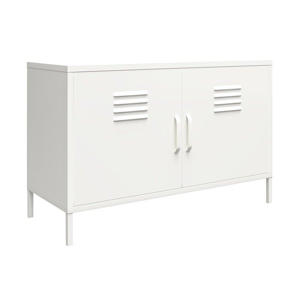 Fehér fém szekrény 100x64 cm Mission District - Støraa-image-2