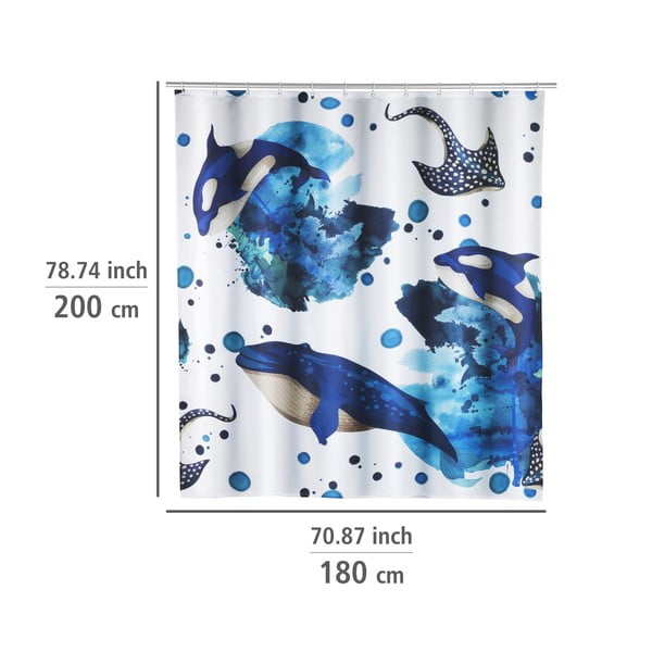 Zuhanyfüggöny 200x180 cm Aquaris – Wenko-image-1