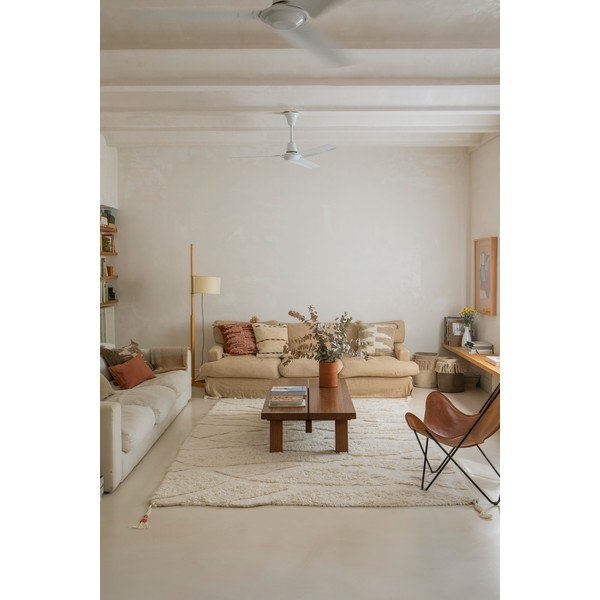 Fehér mosható kézi szövésű gyapjú szőnyeg 170x240 cm Enkang Ivory – Lorena Canals-image-4