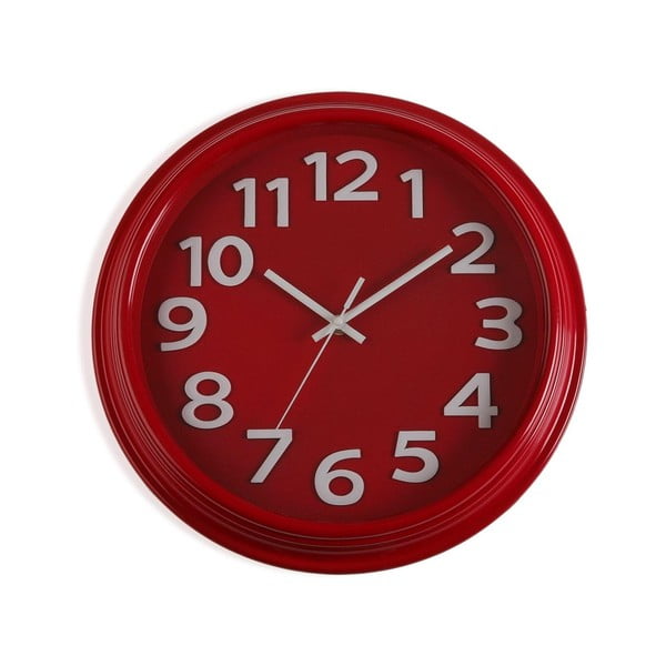 In Time piros falióra, ⌀ 32,7 cm - Versa