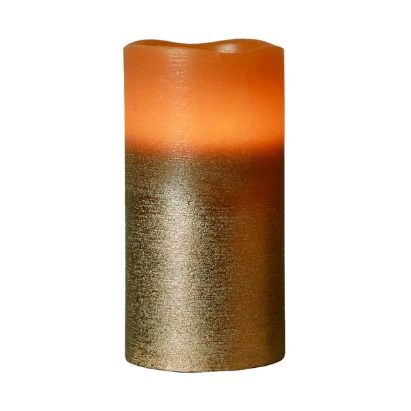 Orange barna LED gyertya, magassága 15 cm - Best Season