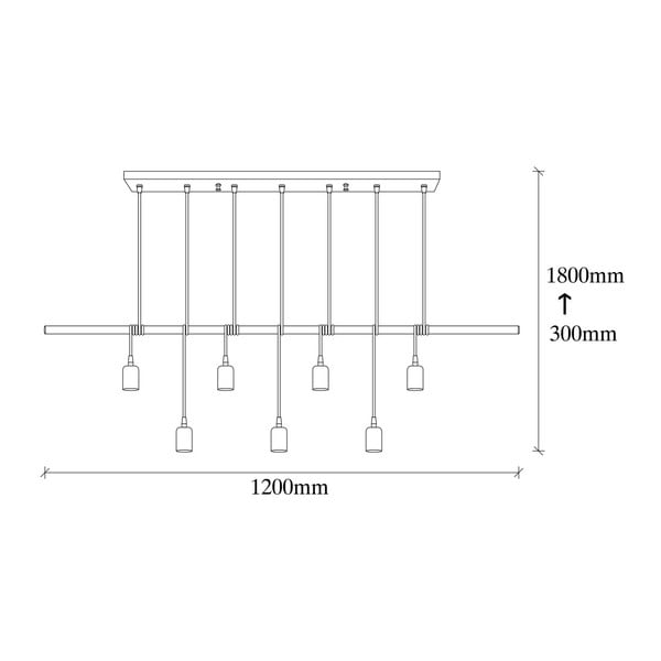 Vincent fekete fém függőlámpa - Opviq lights-image-2