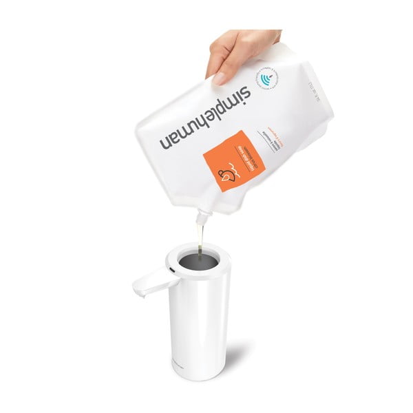 Fehér automata fém szappanadagoló 414 ml – simplehuman-image-2