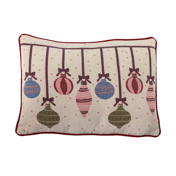 Pamut díszpárna karácsonyi mintával 35x50 cm Ornamentia – Bloomingville