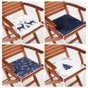 Székpárna szett  karácsonyi mintával 4 db-os 40x40 cm Blue Christmas – Mila Home