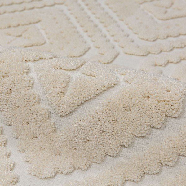 Krémszínű szőnyeg 133x190 cm Diomara – Flair Rugs-image-3