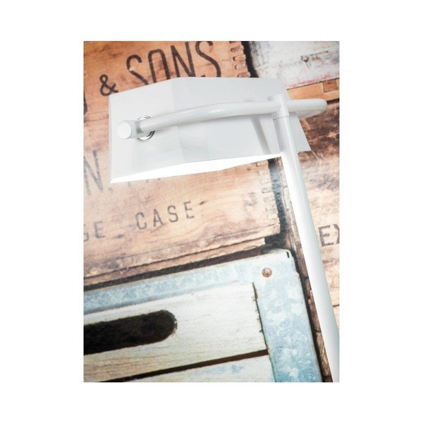 Fehér-natúr színű asztali lámpa fém búrával (magasság 40 cm) Cambridge – it's about RoMi-image-2