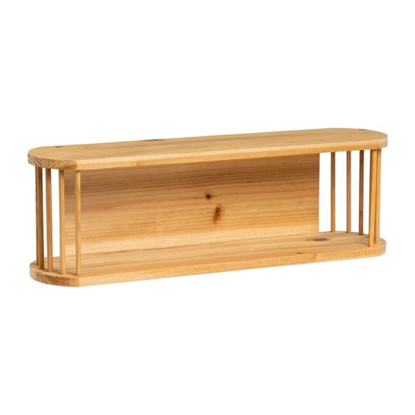 Natúr színű nyárfa fali polc képekhez 60 cm Aspen – Casa Selección-image-2