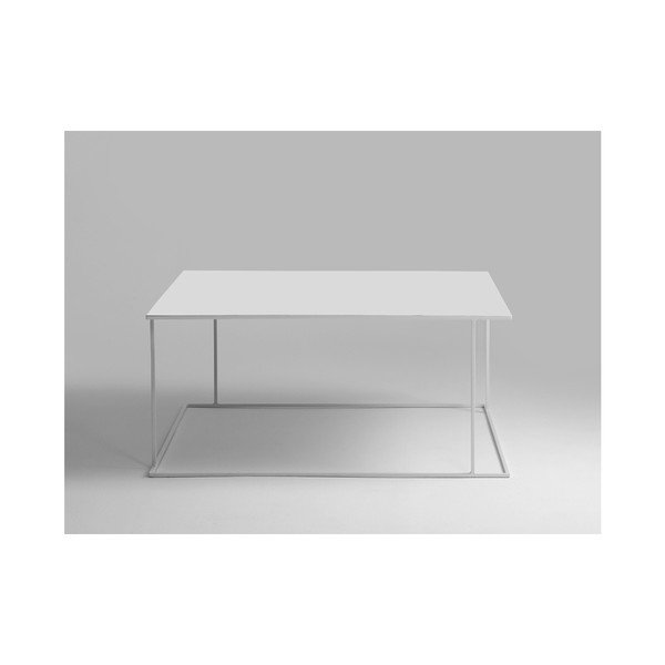 Walt fehér dohányzóasztal, 100 x 100 cm - Custom Form-image-2