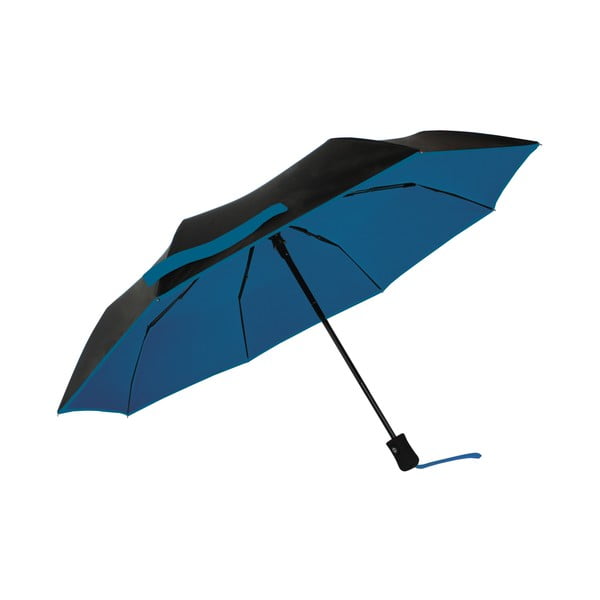 Fekete-kék szélálló esernyő UV védelemmel, ⌀ 97 cm - Ambiance