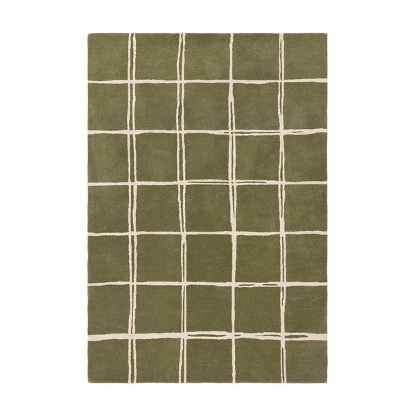 Zöld kézi szövésű gyapjú szőnyeg 200x290 cm – Asiatic Carpets