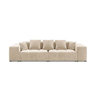 Bézs bársony kanapé 320 cm Rome Velvet - Cosmopolitan Design