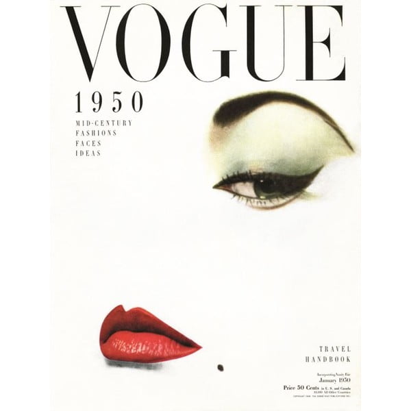 Vogue 5 poszter, 30 x 40 cm - Blue-Shaker