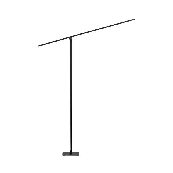 Matt fekete fém LED állólámpa hajlítható szerkezettel-dimmelhető (magasság 144 cm) Tenso – Nova Luce