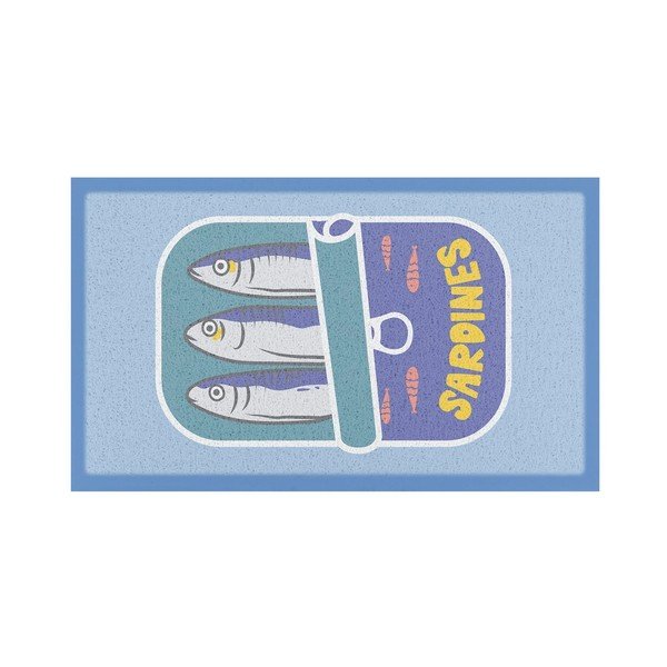 Újrahasznosított műanyag lábtörlő 40x70 cm Sardine Tin – Artsy Doormats