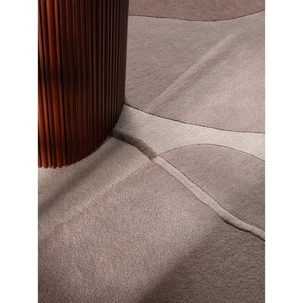 Barna-bézs gyapjú kerek szőnyeg ø 160 cm Virelle – Villeroy&Boch-image-3