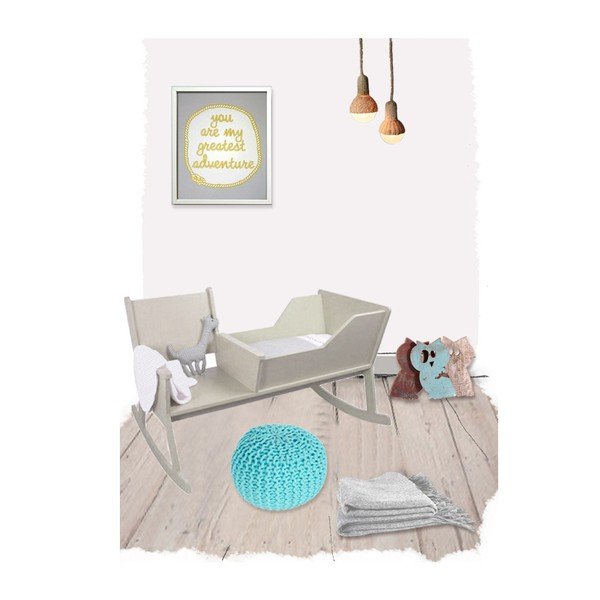 Lili kék kézzel készített gyerekpuff - Nattiot-image-2