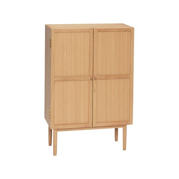 Natúr színű tölgyfa szekrény 60x90 cm Candour – Hübsch-image-4