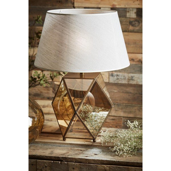 Barna-aranyszínű lámpa állvány 43 cm Eluminea – Côté Table-image-1