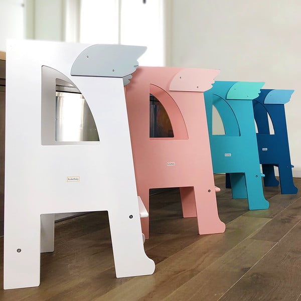 Fehér tanulótorony Montessori - Rocket Baby-image-4