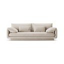 Fehér bársony kanapé 220 cm Torino – Micadoni 