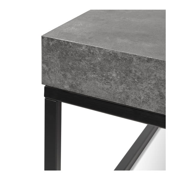 Petra Low dohányzóasztal, beton dekorral - TemaHome-image-1