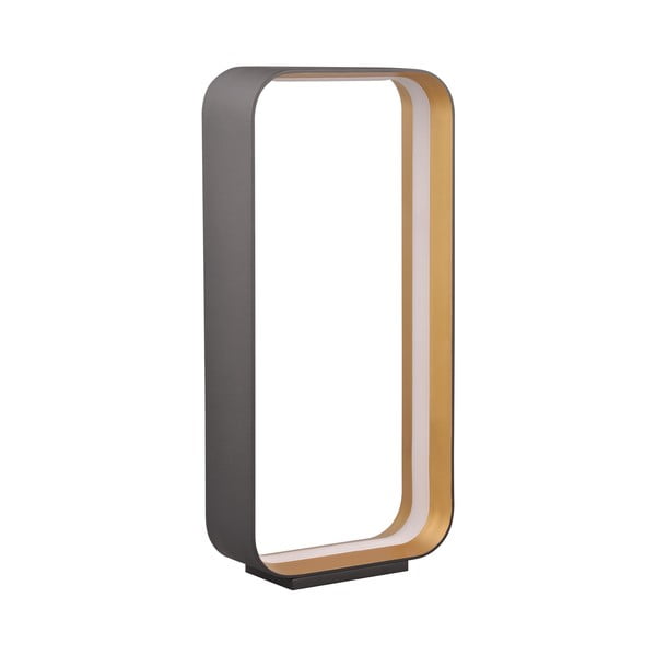 Fekete LED asztali lámpa hangvezérléssel-mobil alkalmazás vezérléssel, fém búrával (magasság 61 cm) Cizione – CINQUE-image-2