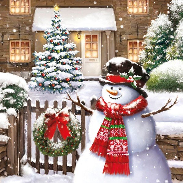 Szalvéta szett 20 db-os 33x33 cm Noel – Homéa