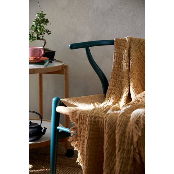 Bézs ágytakaró franciaágyra 240x260 cm Reloved – JUNA-image-1