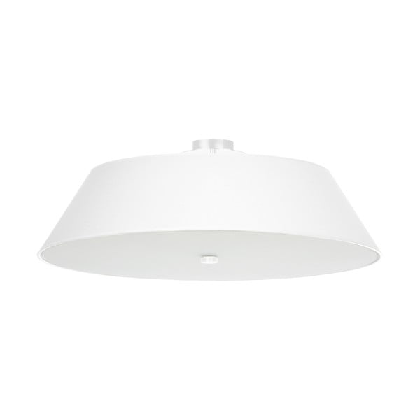 Fehér mennyezeti lámpa textil búrával ø 70 cm Hektor – Nice Lamps