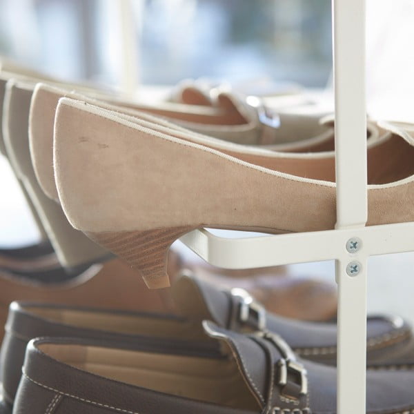 Fehér fém cipőtartó állvány Tower – YAMAZAKI-image-3