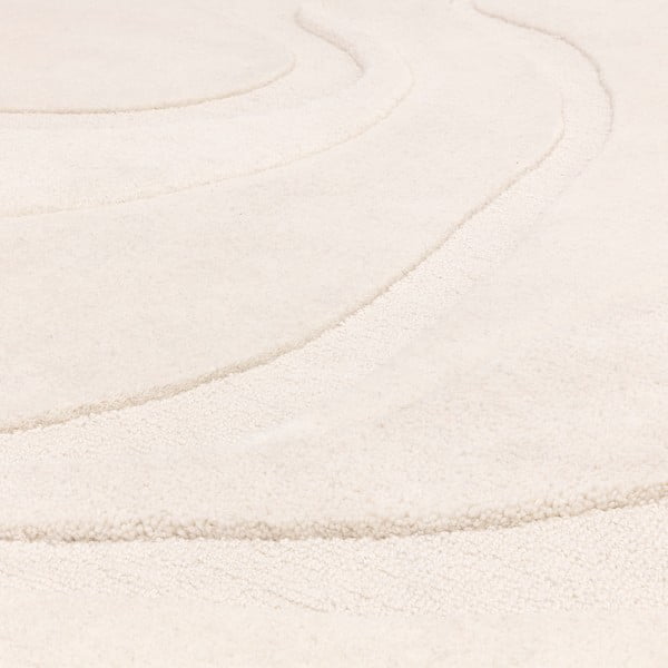 Fehér gyapjú szőnyeg 160x230 cm Olsen – Asiatic Carpets-image-1