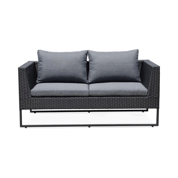 Diamond szürke mesterséges rattan kerti bútorszett - Bonami Essentials-image-4