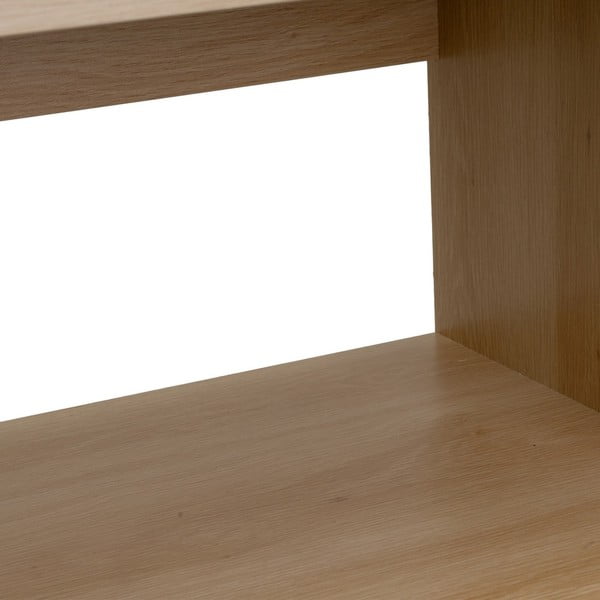 Natúr színű könyvespolc 80x120x40 cm Naroa – Casa Selección-image-3