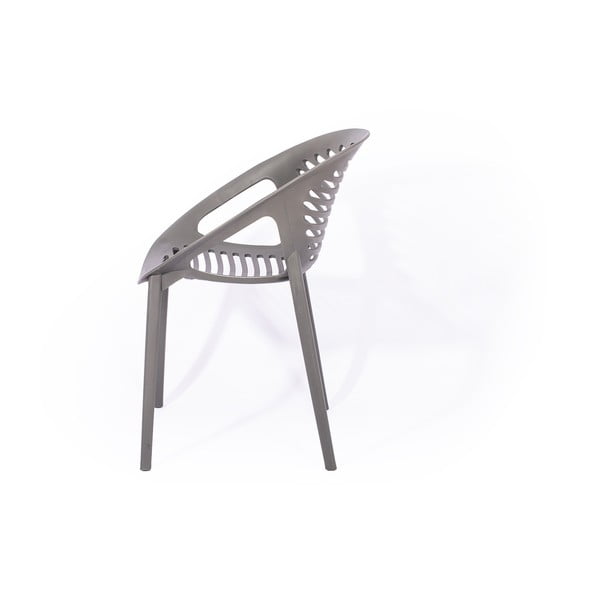 Joanna szürke 4 személyes kerti étkezőszett székekkel és Viking asztallal, 90 x 150 cm - Bonami Selection-image-4