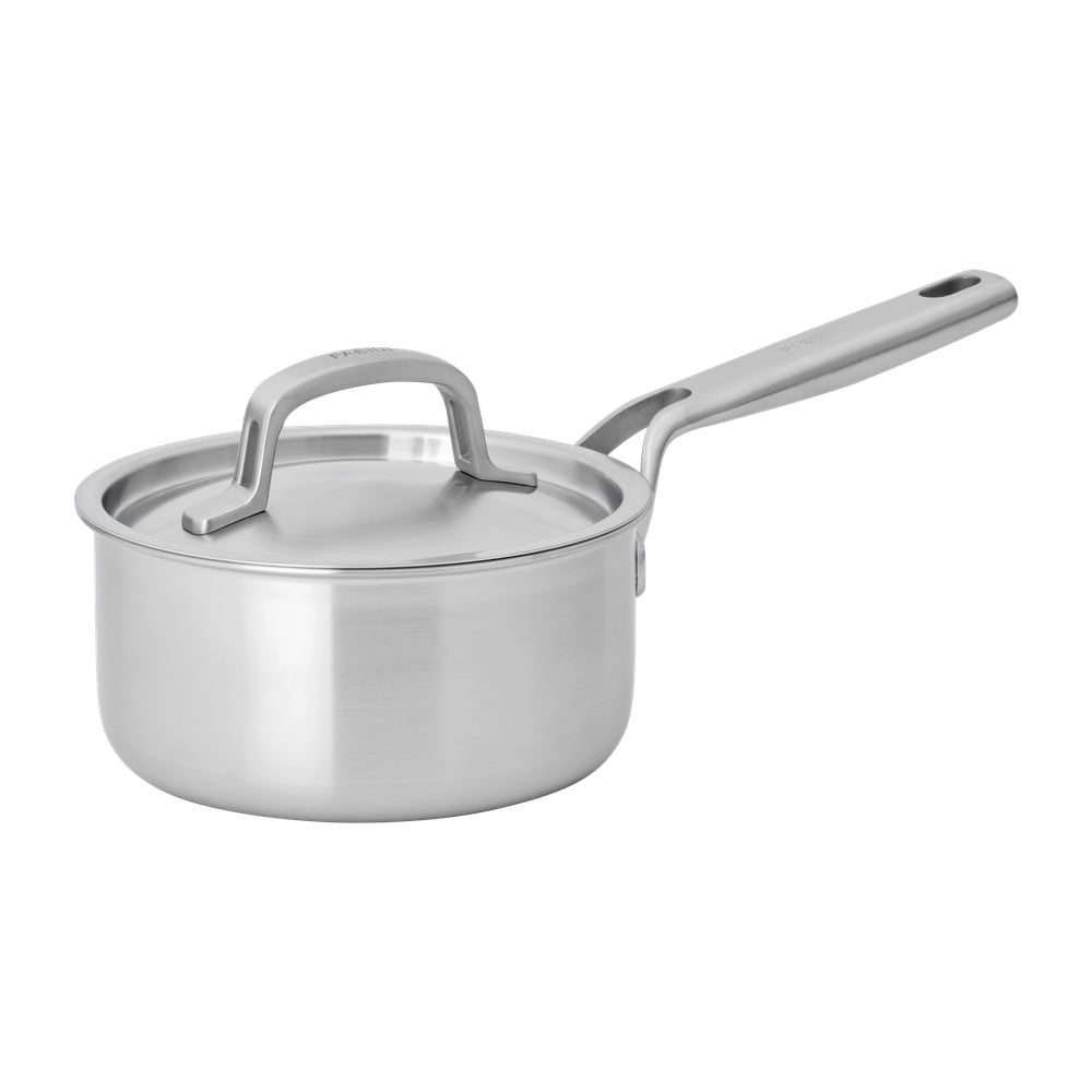Indukciós tűzhelyhez alkalmas rozsdamentes acél edény fedővel 1,2 l Lucca 3.0 FABINI
