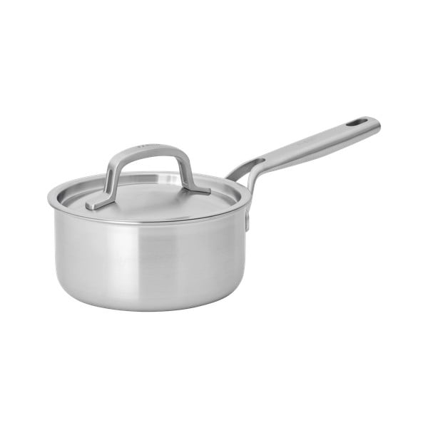 Indukciós tűzhelyhez alkalmas rozsdamentes acél edény fedővel 1,2 l Lucca 3.0 – FABINI