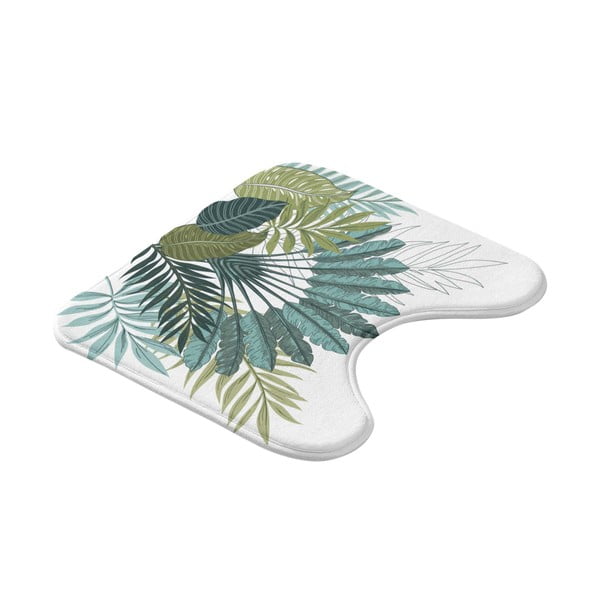 Fehér-zöld fürdőszobai kilépő WC-hez 45x45 cm Panazio – douceur d'intérieur-image-2