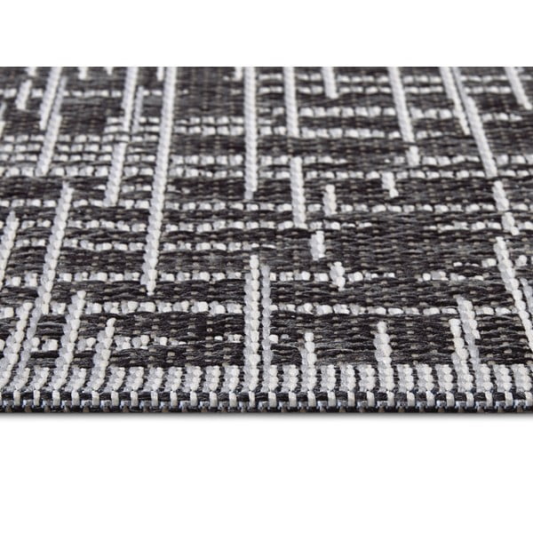 Sötétszürke kültéri szőnyeg 63x120 cm Clyde Telu – Hanse Home-image-2