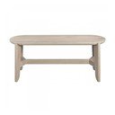 Natúr színű tömörfa pad Eli – Blomus