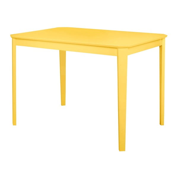 Trento sárga étkezőasztal, 110 x 75 cm - Støraa