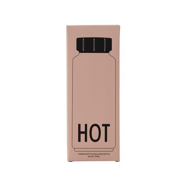 Hot rózsaszín termosz, 500 ml - Design Letters-image-2