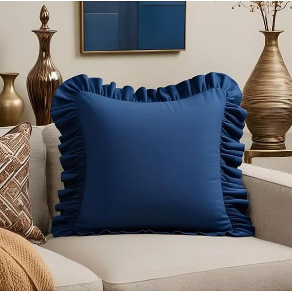 Pamutkeverék párnahuzat 40x40 cm Ruffled – Mila Home-image-4