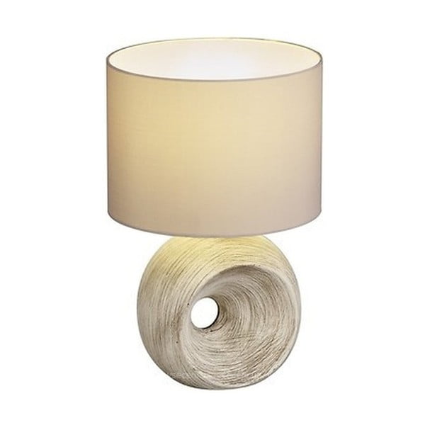 Tanta bézs asztali lámpa kerámiából és szövetből, magasság 35 cm - Trio