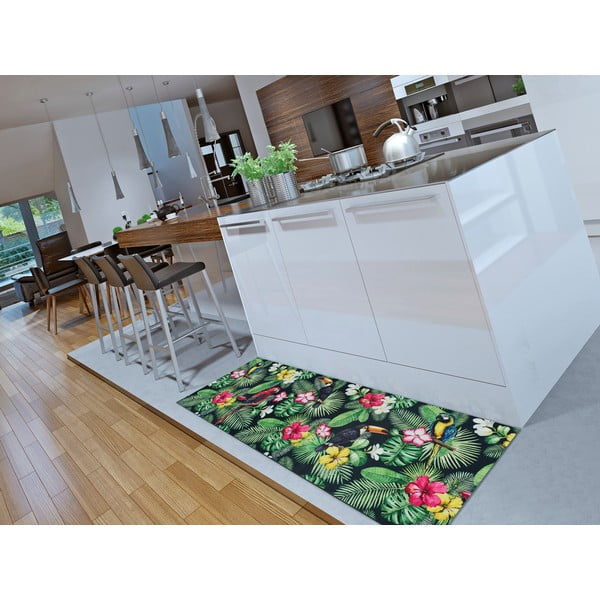 Zöld futószőnyeg 52x100 cm Sprinty Tropical – Universal-image-1