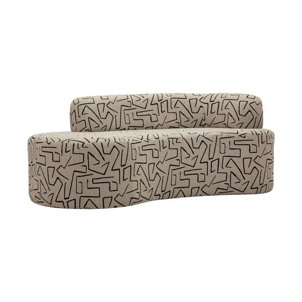 Bézs buklé kanapé 176 cm Nairobi – Mauro Ferretti-image-2