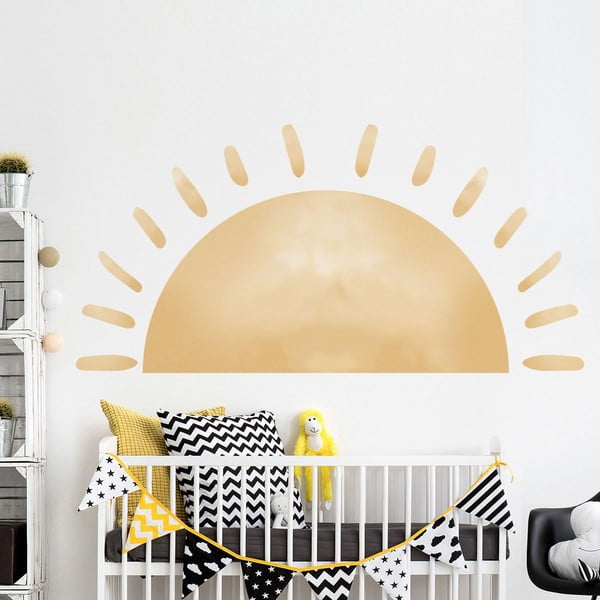 Gyerek falmatrica 155x75 cm Watercolor Sun – Ambiance-image-4