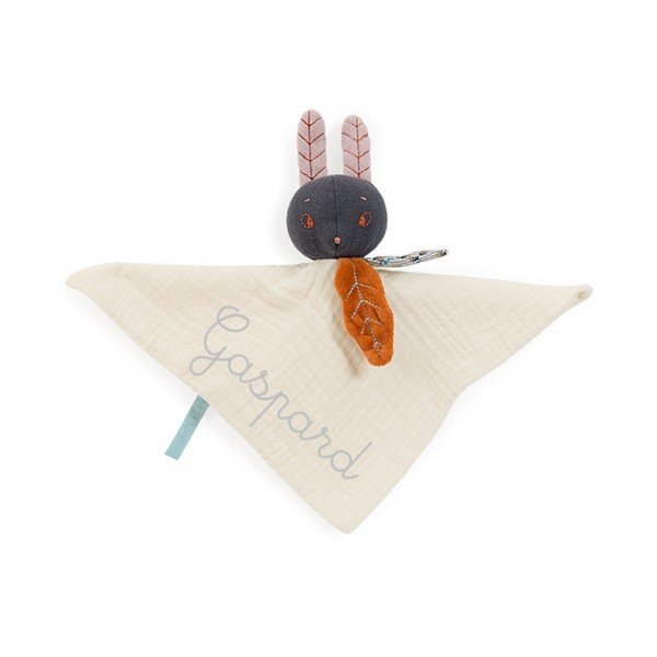 Krémszínű szundikendő Rabbit Lune – Moulin Roty-image-2
