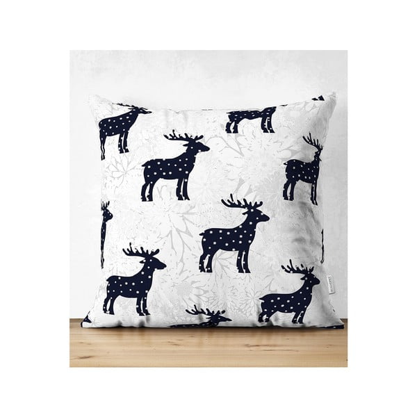 Reindeer and Stars 4 db karácsonyi párnahuzat és asztali futó szett - Minimalist Cushion Covers-image-4