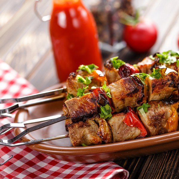 Rozsdamentes acél grillező nyárs szett 10 db-os – Orion-image-1